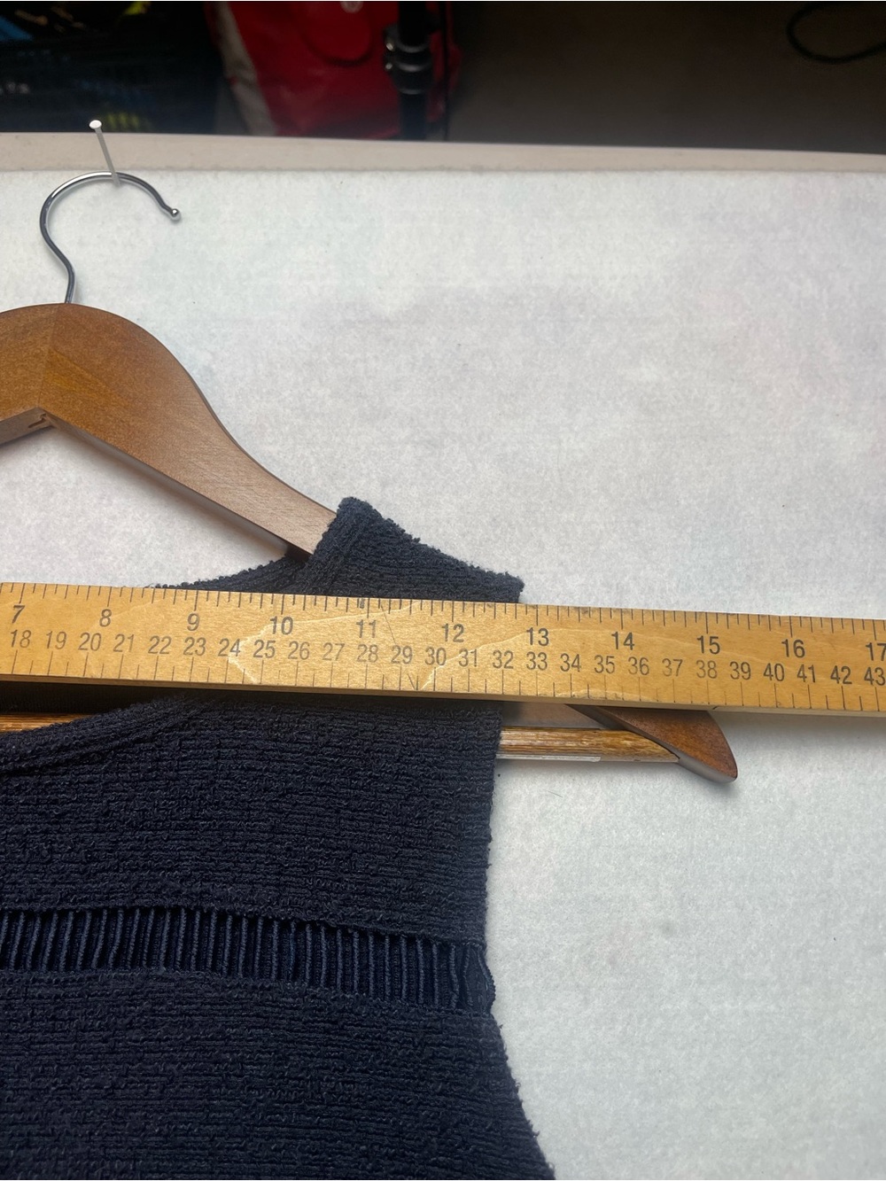 Banana Republic Navy Crochet-Trim Sleeveless Tank - Picture 6 of 7